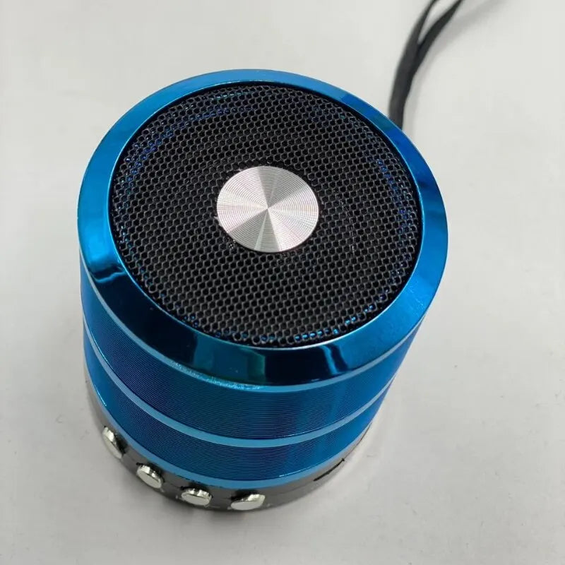 Mini Caixinha De Som Bluetooth Sem Fio Caixa Portátil Speaker 887 Mp3 SD USB Várias Cores