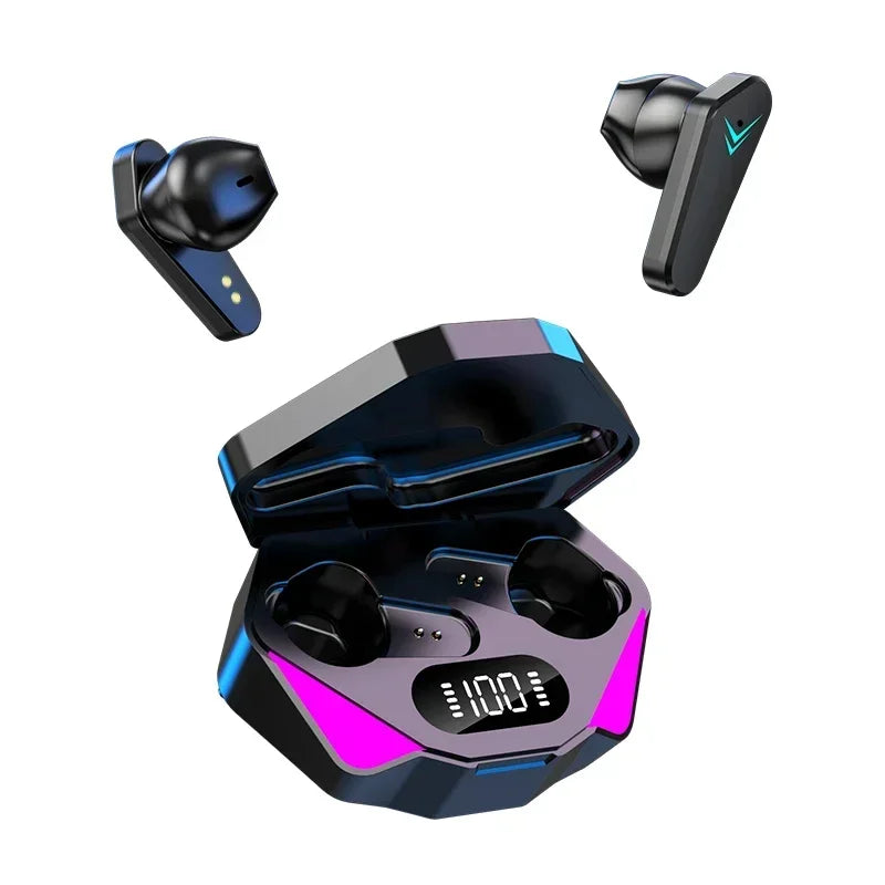 Sem Fio Bluetooth Na Orelha Fones De Ouvido, Fone De Ouvido, Aparelhos Auditivos, Esporte Gamer Headset, Telefone, TWS, Sem Caixa, V5.1, X15, Atacado