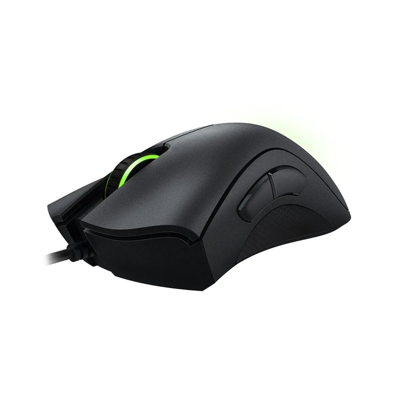 Black Razer DeathAdder Essential Wired Gaming Mouse Mice 6400DPI Sensor Óptico 5 Independentemente Botões Para PC Gamer