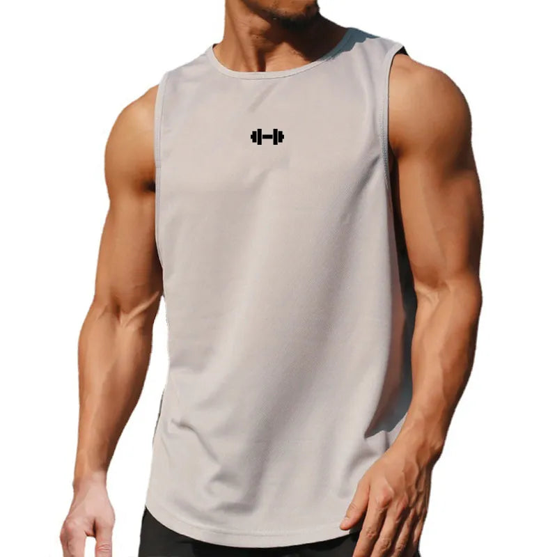 Roupas de Treino Fitness Masculino, Camisola Regata Verão, Sem Mangas, Secagem Rápida, Silm Fit, Camisas Musculação, Colete Basquete, Moda